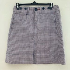 ANTHROPOLOGIE Paper Boy Plaid Skirt Size 0